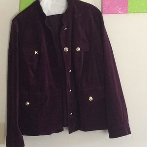 Casual Chico Velvet Jacket, Size 3